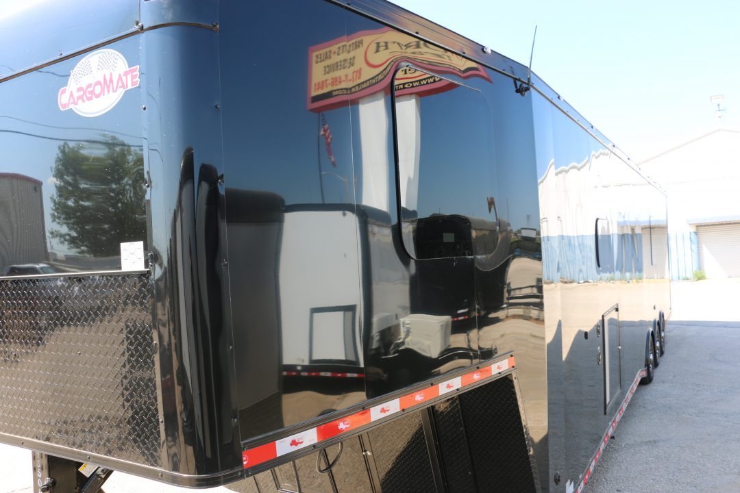 New 8.5'X44' GOOSENECK RACE TRAILER W/ BATHROOM ON ORDER