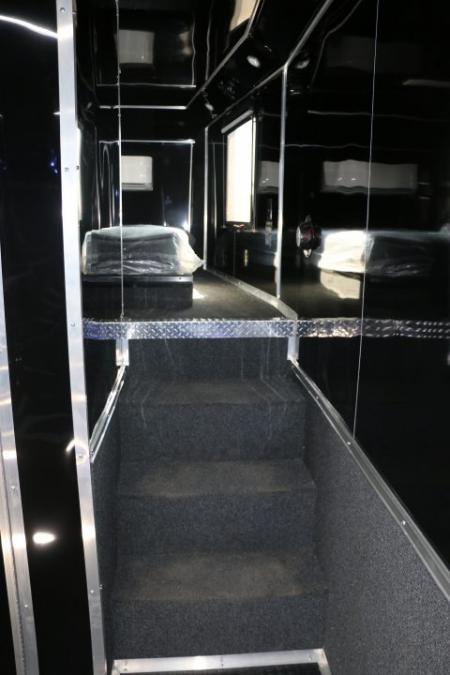 New 8.5'X44' GOOSENECK RACE TRAILER W/ BATHROOM ON ORDER