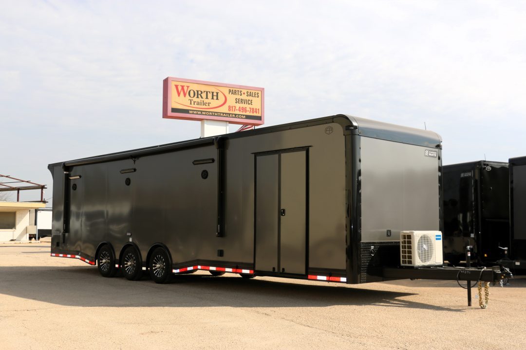 New 2025 Cargo Mate 8.5X3.4FT ELIMINATOR W.HEXGLOW LIGHTING, MINI SPLIT AND MORE!! Car / Racing Trailer