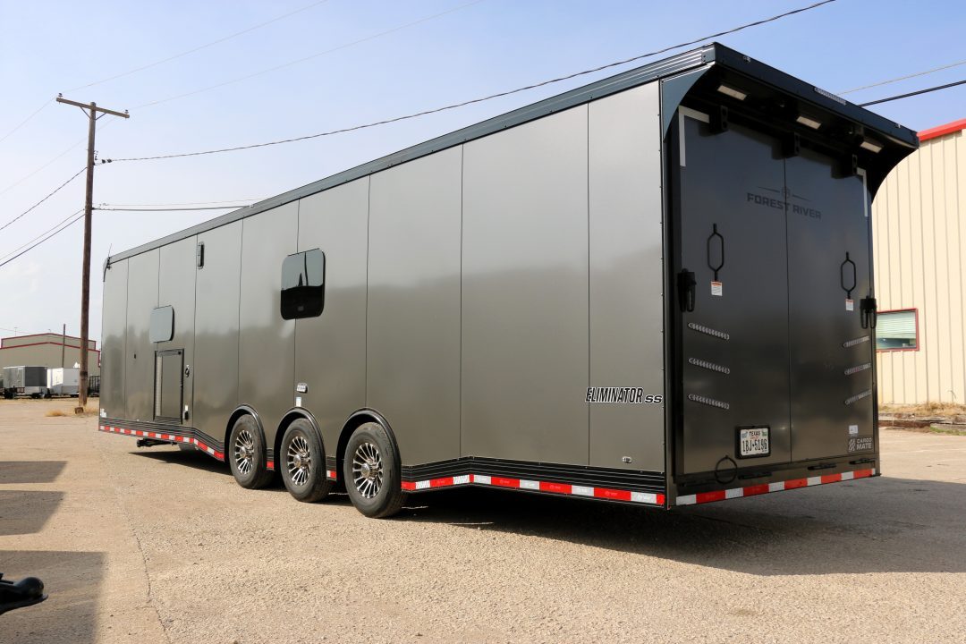New 2025 Cargo Mate 8.5X3.4FT ELIMINATOR W.HEXGLOW LIGHTING, MINI SPLIT AND MORE!! Car / Racing Trailer