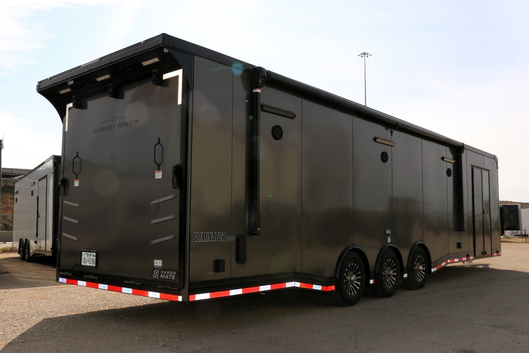 New 2025 Cargo Mate 8.5X3.4FT ELIMINATOR W.HEXGLOW LIGHTING, MINI SPLIT AND MORE!! Car / Racing Trailer