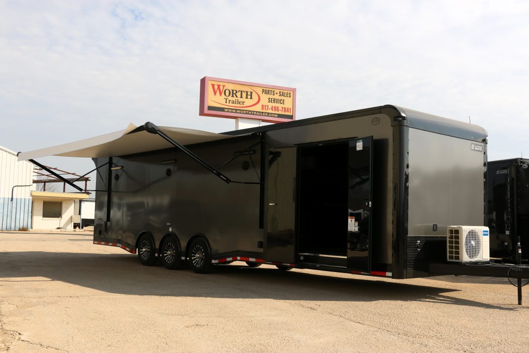 New 2025 Cargo Mate 8.5X3.4FT ELIMINATOR W.HEXGLOW LIGHTING, MINI SPLIT AND MORE!! Car / Racing Trailer