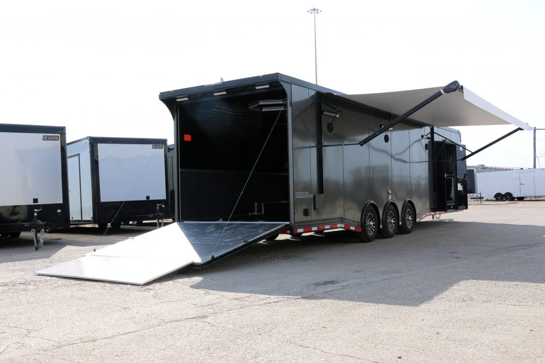 New 2025 Cargo Mate 8.5X3.4FT ELIMINATOR W.HEXGLOW LIGHTING, MINI SPLIT AND MORE!! Car / Racing Trailer