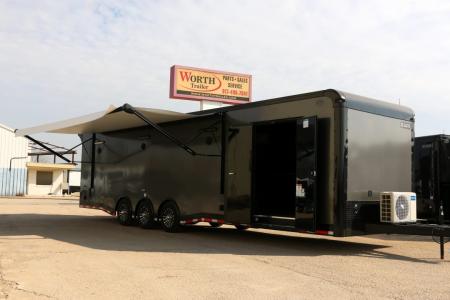 New 2025 Cargo Mate 8.5X3.4FT ELIMINATOR W.HEXGLOW LIGHTING, MINI SPLIT AND MORE!! Car / Racing Trailer