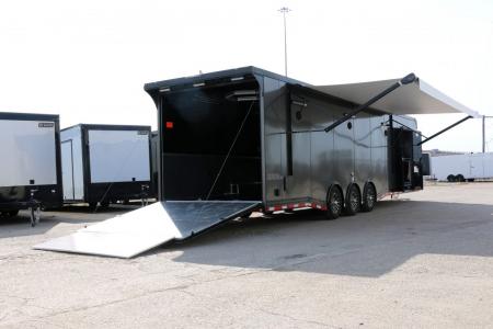 New 2025 Cargo Mate 8.5X3.4FT ELIMINATOR W.HEXGLOW LIGHTING, MINI SPLIT AND MORE!! Car / Racing Trailer