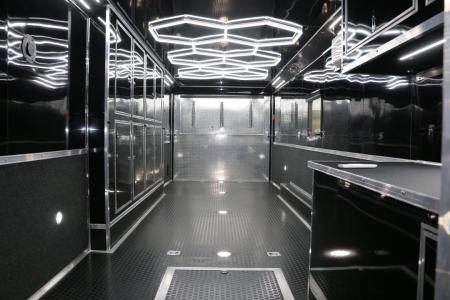 New 2025 Cargo Mate 8.5X3.4FT ELIMINATOR W.HEXGLOW LIGHTING, MINI SPLIT AND MORE!! Car / Racing Trailer