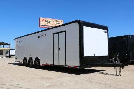 Used 2022 Cargo Mate 8.5X32 CARGO MATE ELIMINATOR SS RACE TRAILER ST#SOLD Car / Racing Trailer