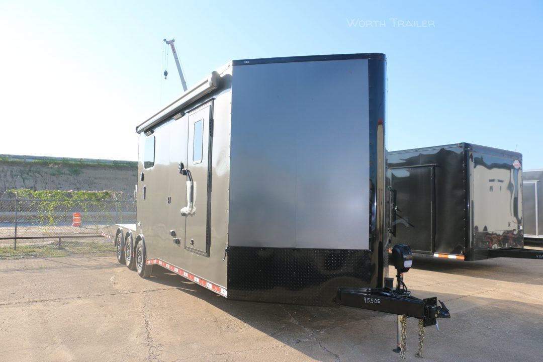 New 8.5X32 HYBRID ENCLOSED TRAILER W/ LIVING QUARTERS ST# SOLD