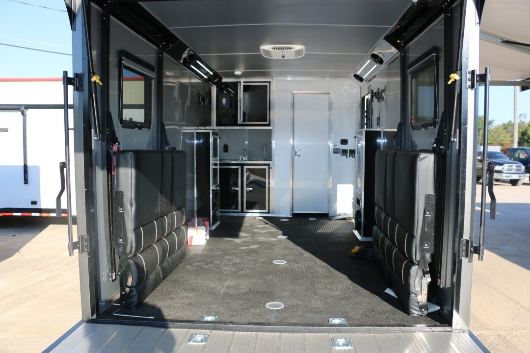 New 8.5X32 HYBRID ENCLOSED TRAILER W/ LIVING QUARTERS ST# SOLD