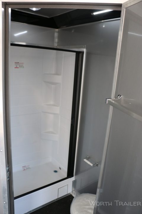 New 8.5X32 HYBRID ENCLOSED TRAILER W/ LIVING QUARTERS ST# SOLD