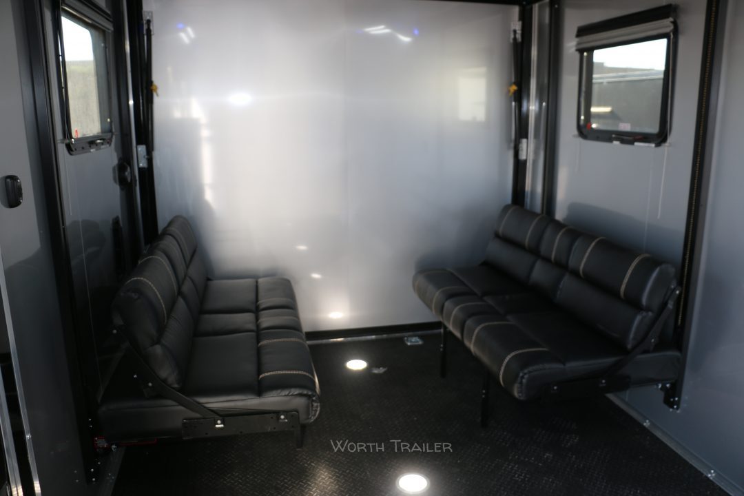 New 8.5X32 HYBRID ENCLOSED TRAILER W/ LIVING QUARTERS ST# SOLD