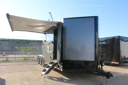 New 8.5X32 HYBRID ENCLOSED TRAILER W/ LIVING QUARTERS ST# SOLD