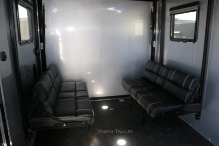 New 8.5X32 HYBRID ENCLOSED TRAILER W/ LIVING QUARTERS ST# SOLD