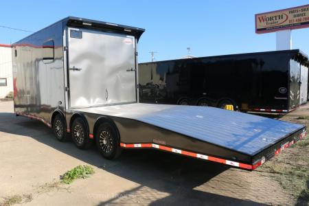 New 8.5X32 HYBRID ENCLOSED TRAILER W/ LIVING QUARTERS ST# SOLD
