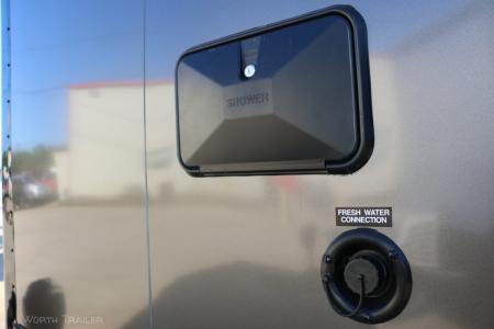New 8.5X32 HYBRID ENCLOSED TRAILER W/ LIVING QUARTERS ST# SOLD
