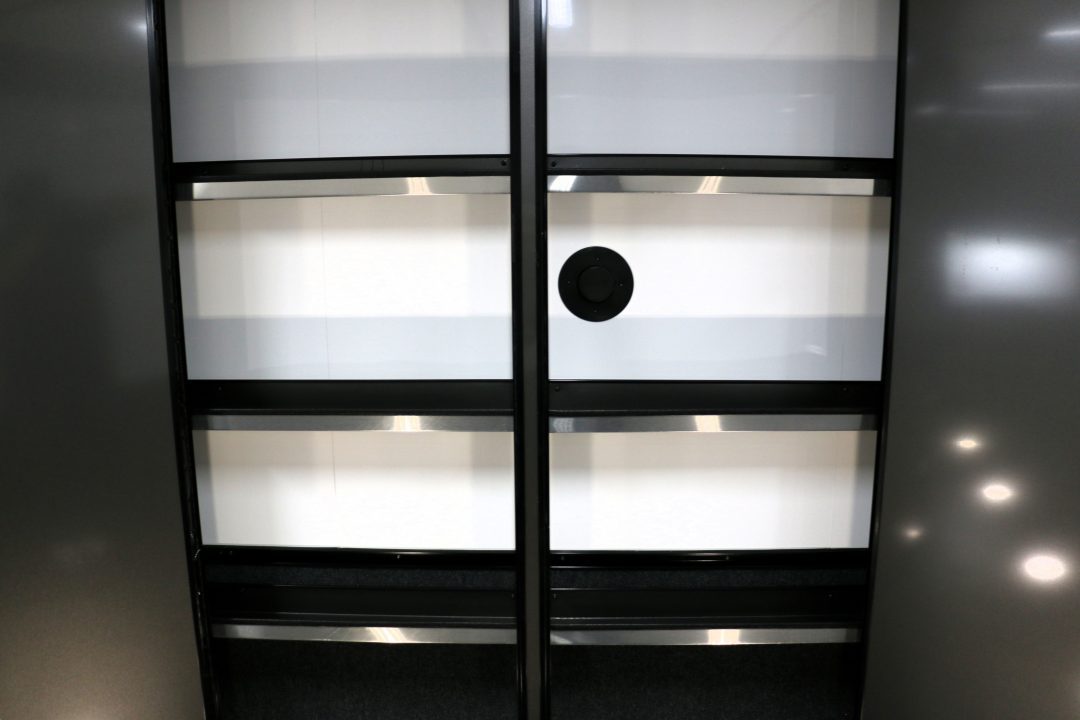 New 8.5X34 CARGO MATE ELIMINATOR SS RACE TRAILER mini split,awning,subwoofers,and more