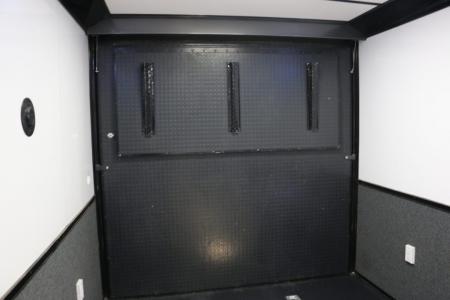 New 8.5X34 CARGO MATE ELIMINATOR SS RACE TRAILER mini split,awning,subwoofers,and more