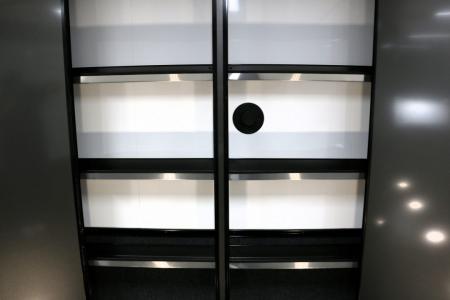 New 8.5X34 CARGO MATE ELIMINATOR SS RACE TRAILER mini split,awning,subwoofers,and more