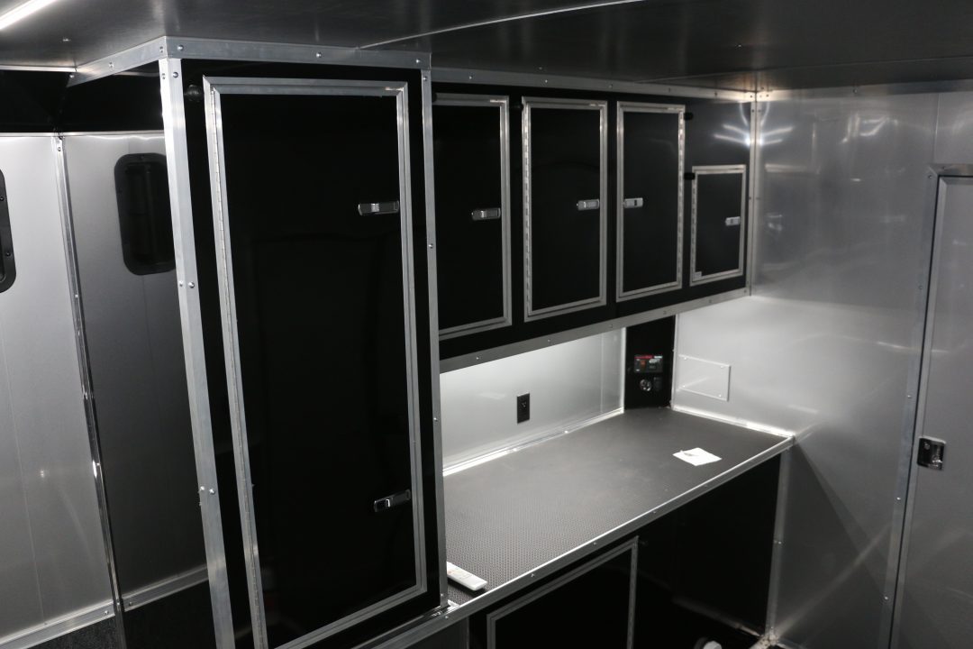 New 8.5x52' ELIMINATOR SS WITH LIVING QUARTERS, MINI SPLIT, KITCHEN, AWNING, AND MORE!!!