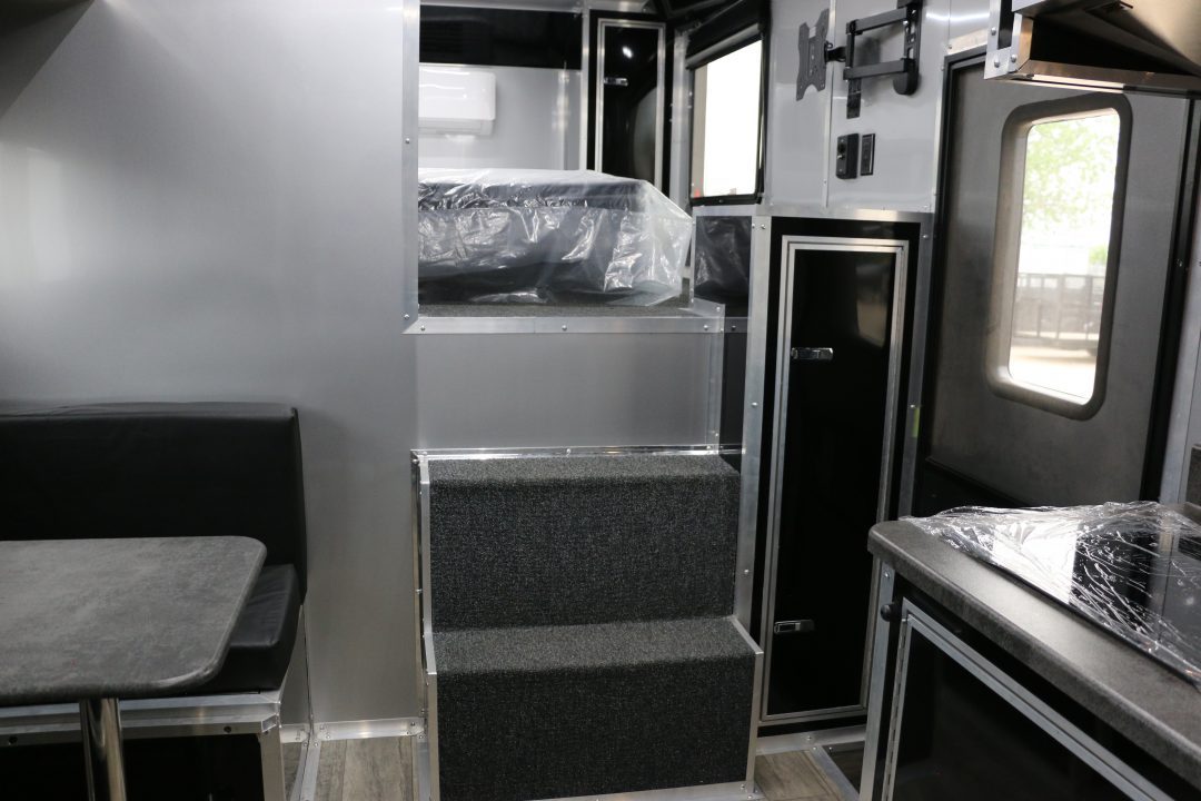 New 8.5x52' ELIMINATOR SS WITH LIVING QUARTERS, MINI SPLIT, KITCHEN, AWNING, AND MORE!!!