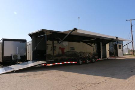 New 8.5x52' ELIMINATOR SS WITH LIVING QUARTERS, MINI SPLIT, KITCHEN, AWNING, AND MORE!!!