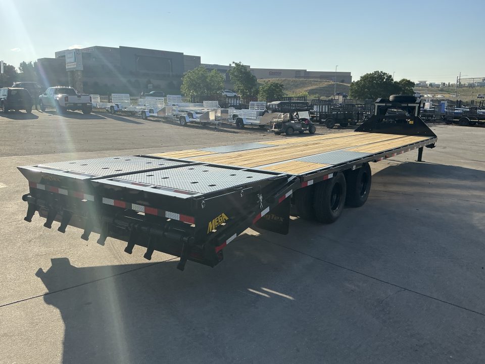 New 2027 Big Tex 22GN-35D5A-MRBK Flatbed Trailer