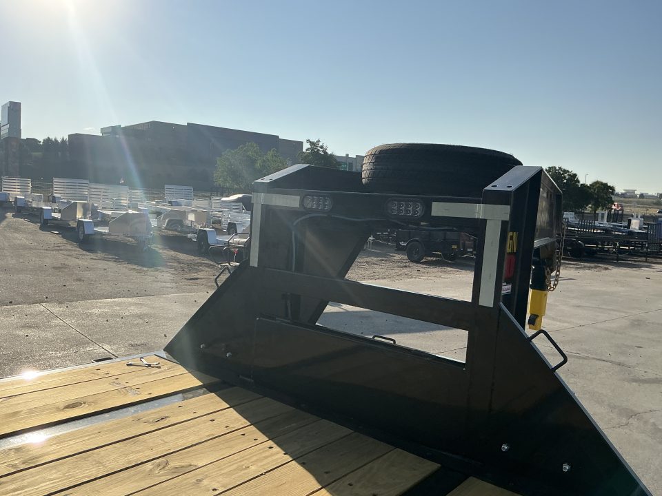 New 2027 Big Tex 22GN-35D5A-MRBK Flatbed Trailer