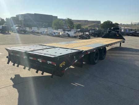 New 2027 Big Tex 22GN-35D5A-MRBK Flatbed Trailer