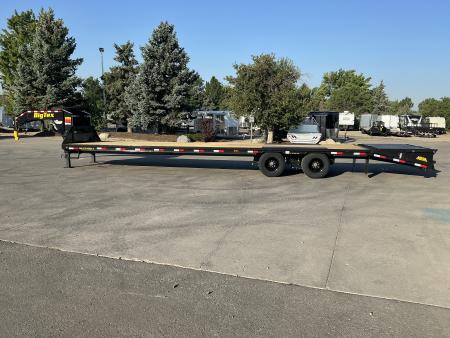 New 2027 Big Tex 22GN-35D5A-MRBK Flatbed Trailer