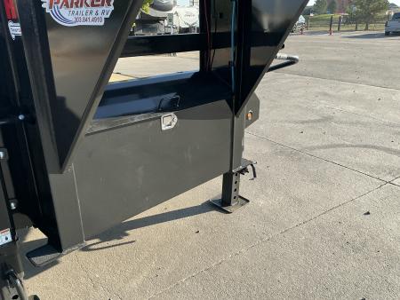 New 2027 Big Tex 22GN-35D5A-MRBK Flatbed Trailer