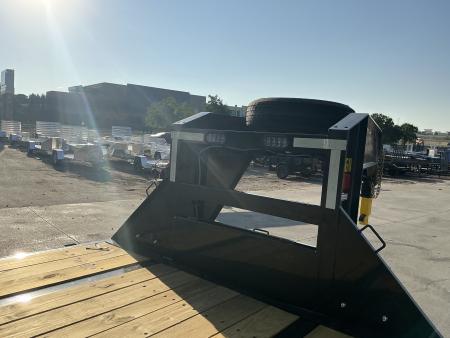 New 2027 Big Tex 22GN-35D5A-MRBK Flatbed Trailer