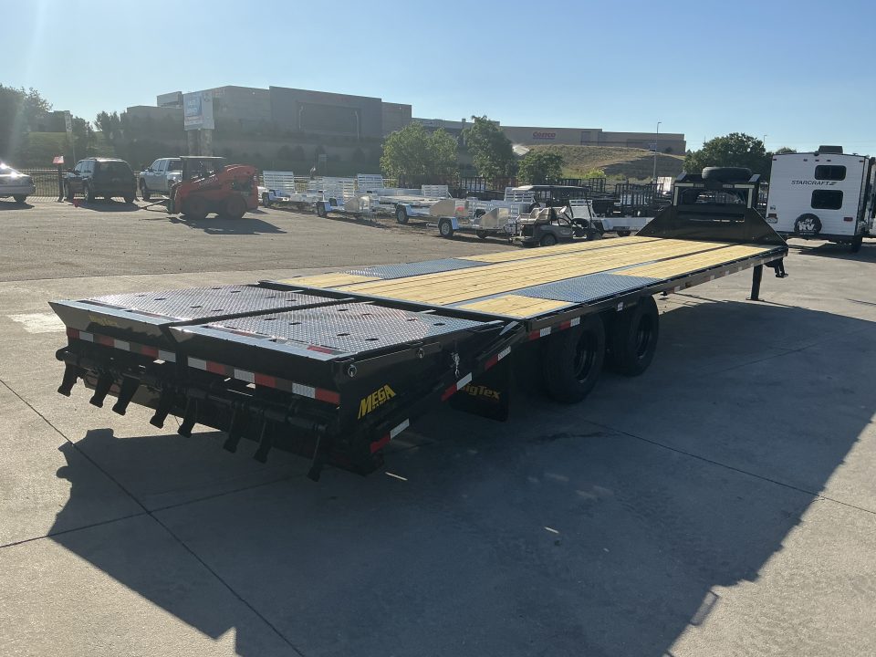 New 2027 Big Tex 25GN-33D5A-MRBK Flatbed Trailer