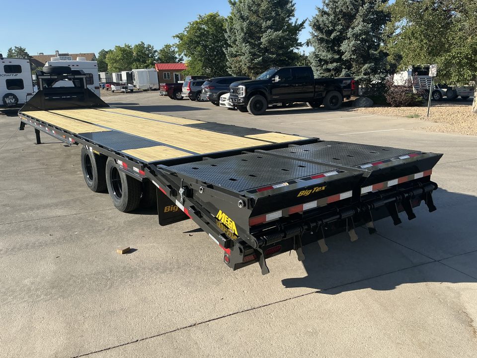 New 2027 Big Tex 25GN-33D5A-MRBK Flatbed Trailer
