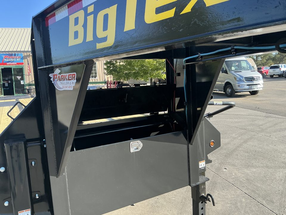 New 2027 Big Tex 25GN-33D5A-MRBK Flatbed Trailer