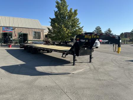 New 2027 Big Tex 25GN-33D5A-MRBK Flatbed Trailer
