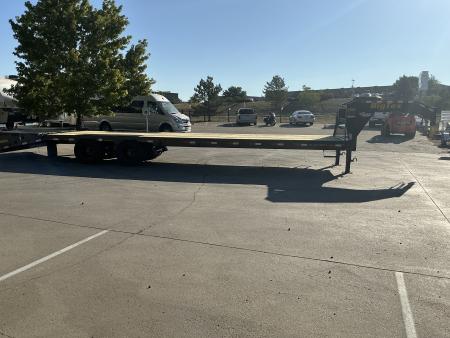 New 2027 Big Tex 25GN-33D5A-MRBK Flatbed Trailer