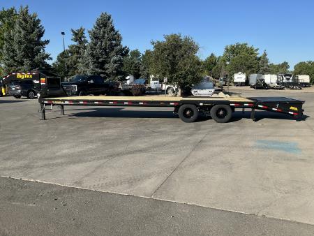 New 2027 Big Tex 25GN-33D5A-MRBK Flatbed Trailer