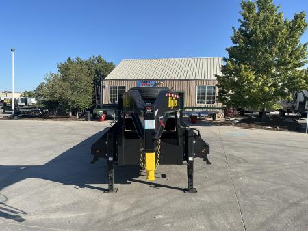 New 2027 Big Tex 25GN-33D5A-MRBK Flatbed Trailer