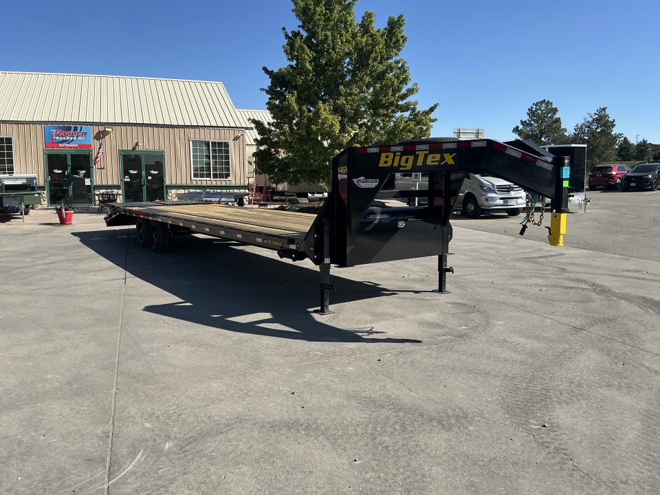 New 2027 Big Tex 14GN-33D5A-MRBK Flatbed Trailer