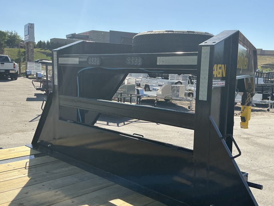 New 2027 Big Tex 14GN-33D5A-MRBK Flatbed Trailer
