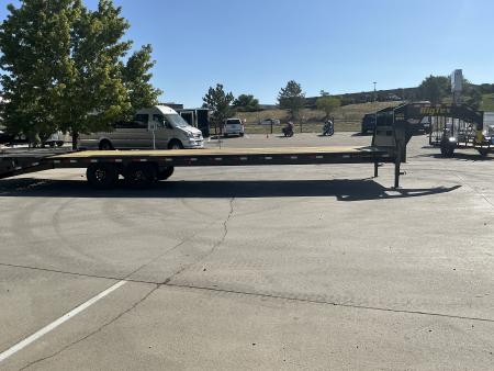 New 2027 Big Tex 14GN-33D5A-MRBK Flatbed Trailer
