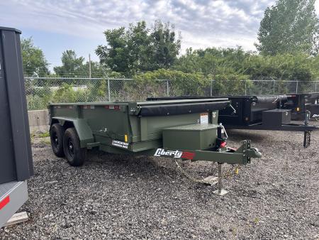 New 2026 Liberty 6 X 12 FT DUMP TRAILER W/ SPREAD GATE RAMPS AND TARP KIT 10K