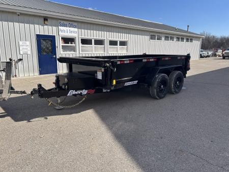 New 2027 Liberty 6 X 12 FT DUMP TRAILER W/ SPREAD GATE RAMPS AND TARP KIT 10K