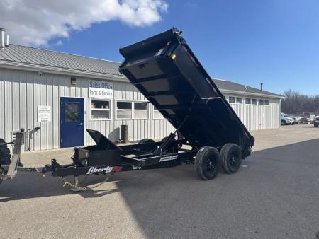 New 2027 Liberty 6 X 12 FT DUMP TRAILER W/ SPREAD GATE RAMPS AND TARP KIT 10K