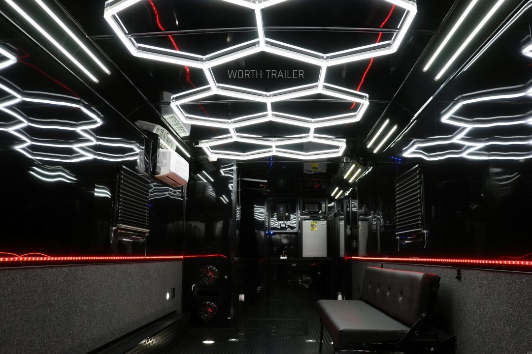 New 2026 Cargo Mate CARGO MATE ELIMINATOR 34FT W.HEXGLOW LIGHTING, SUBWOOFERS, MINI SPLIT AND MORE!! Car / Racing Trailer