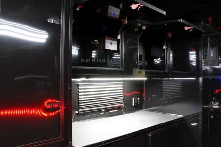 New 2026 Cargo Mate CARGO MATE ELIMINATOR 34FT W.HEXGLOW LIGHTING, SUBWOOFERS, MINI SPLIT AND MORE!! Car / Racing Trailer