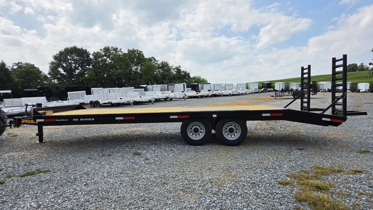 New 2027 Pequea Trailers HDDO 24' RAMP Deckover Trailer