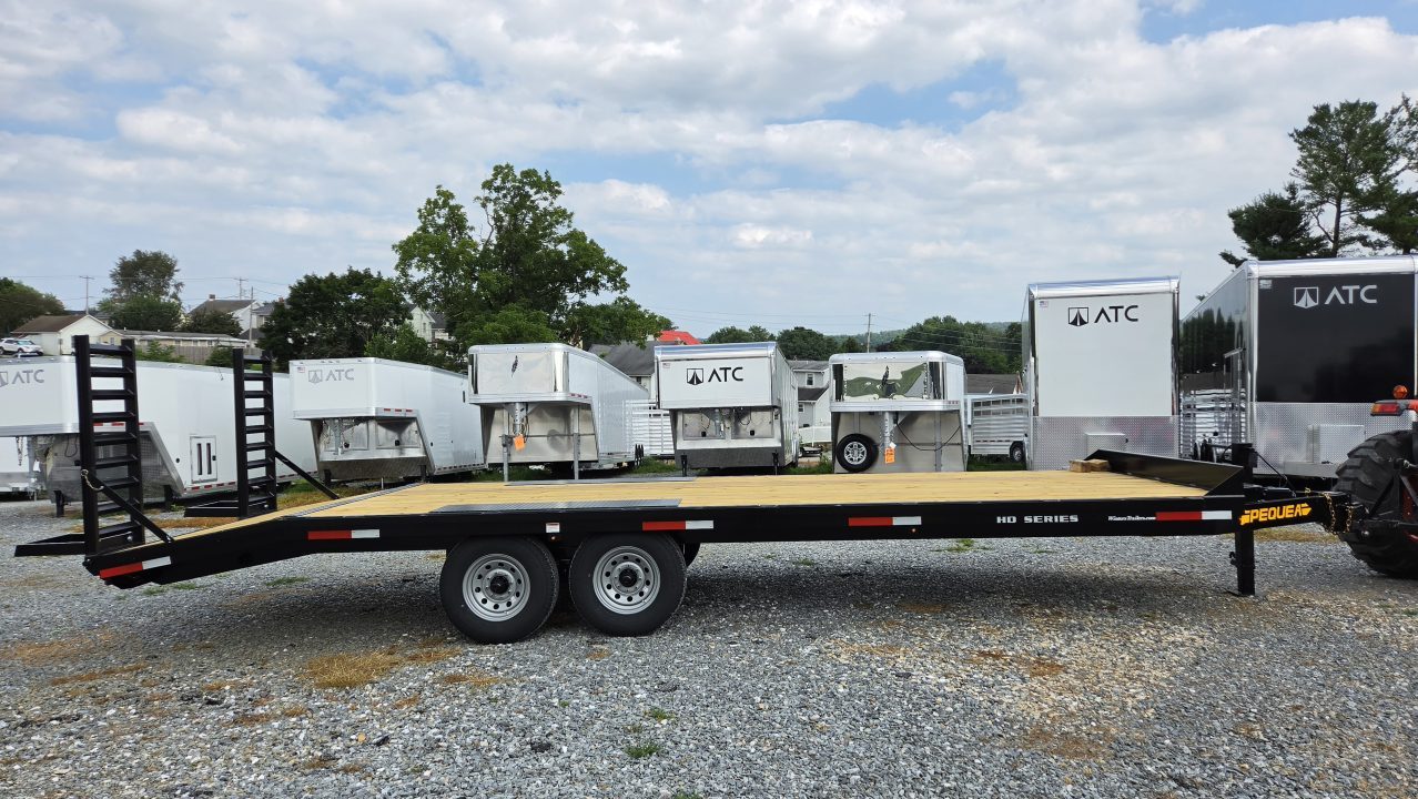 New 2027 Pequea Trailers HDDO 24' RAMP Deckover Trailer