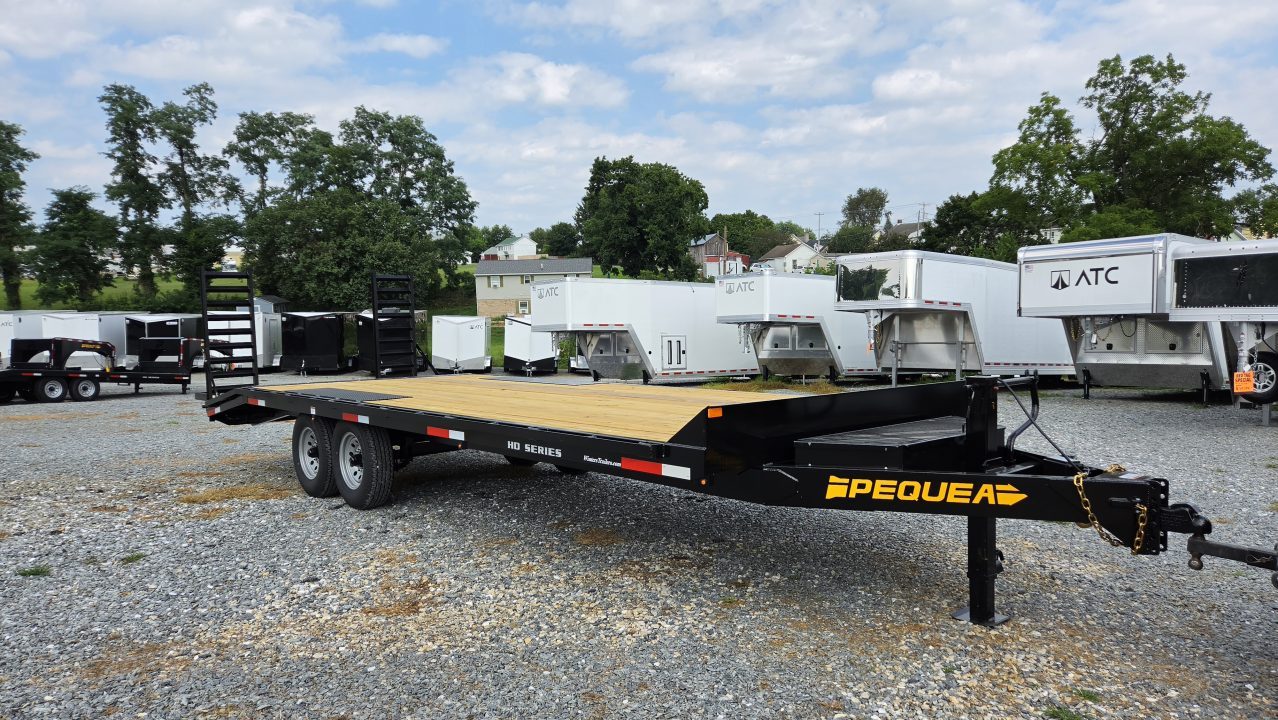 New 2027 Pequea Trailers HDDO 24' RAMP Deckover Trailer