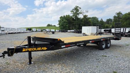 New 2027 Pequea Trailers HDDO 24' RAMP Deckover Trailer